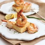 Griddle Up Shrimp And Cheesy Polenta Cakes