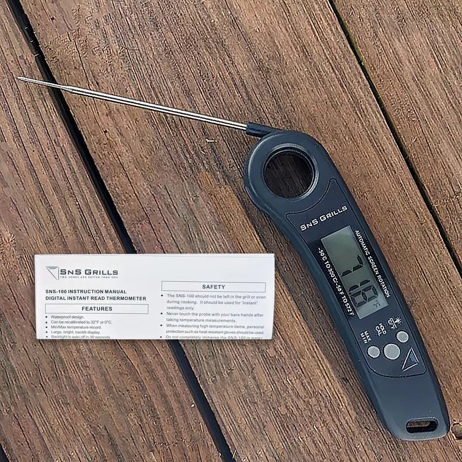 SnS-100 Instant Read Digital Thermometer | SNS Grills