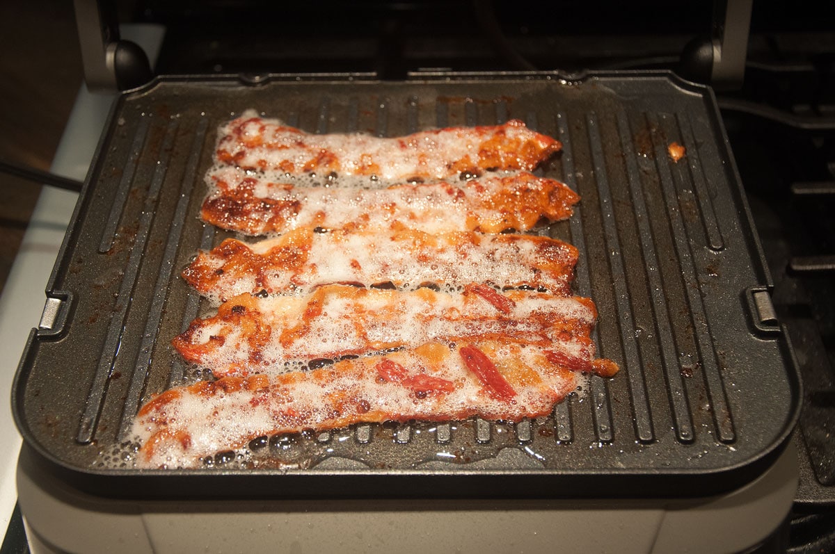 Cuisinart Griddler Five bacon