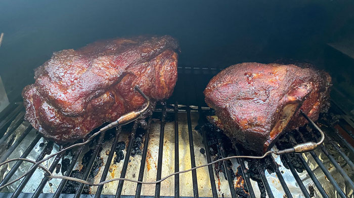 Z Grills 450B Pork Shoulders