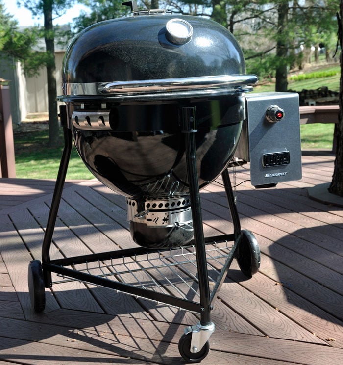 SUMMIT KAMADO E6 BARBACOA DE CARBON Ø 61 CM ♨️ La Barbacoa Perfecta