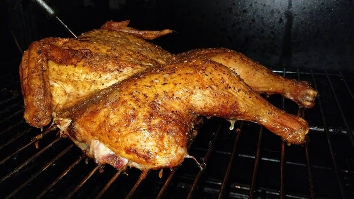 Masterbuilt Digital Charcoal Smoker chicken cooking