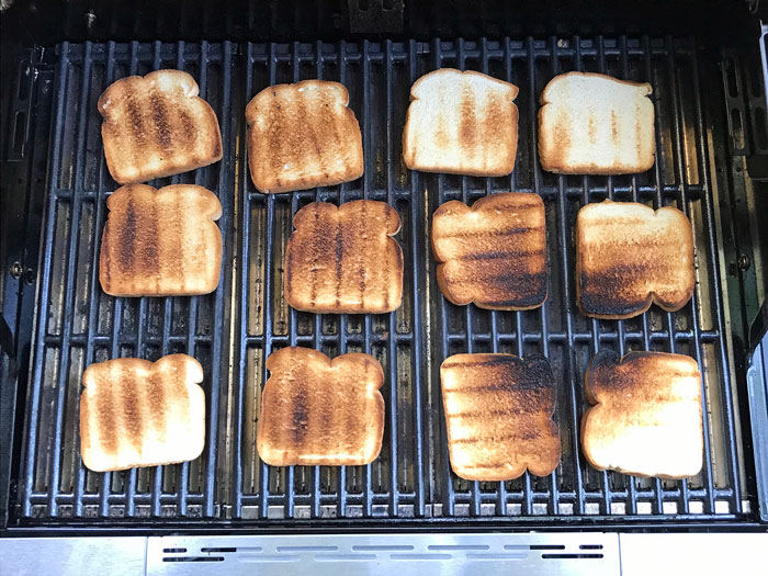 Char-Broil Cruise bread test