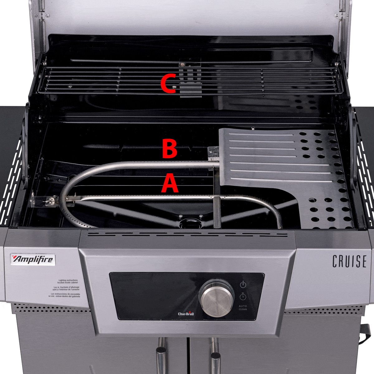 Char-Broil Cruise burners