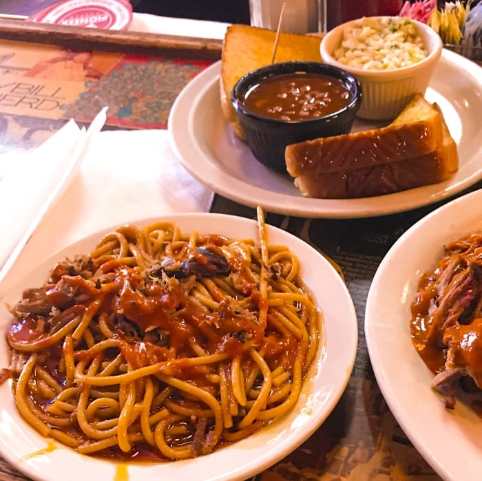 bbq spaghetti