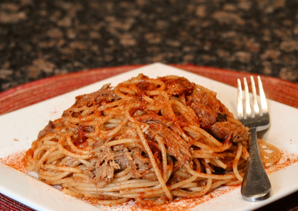 BBQ spaghetti