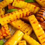 grilled pineapple sticks