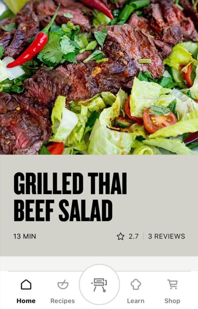 Timberline Thai Beef Salad recipe