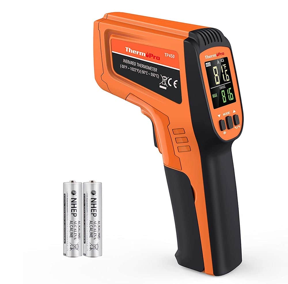 This KIZEN Infrared Thermometer Gun monitors your meats with lasers