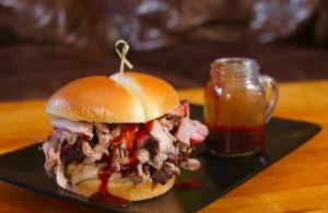 Pulled pork sandwich