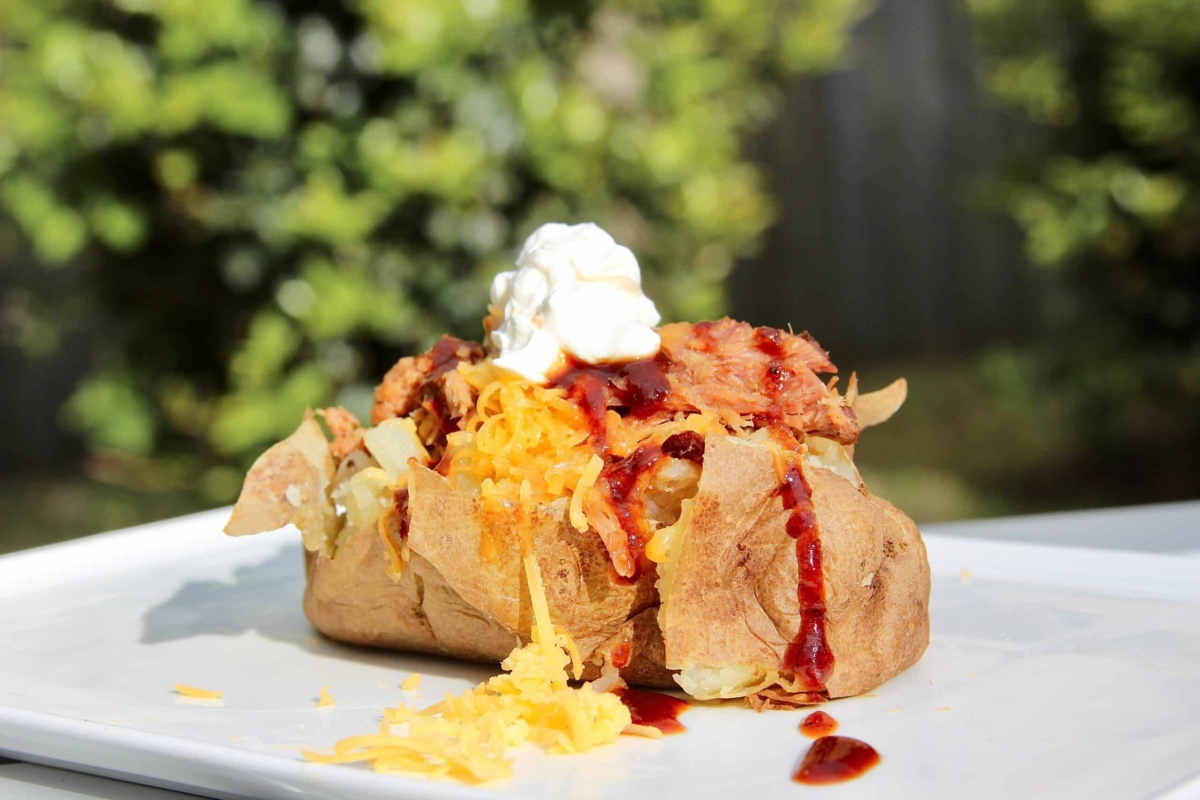 pulled pork baked potato