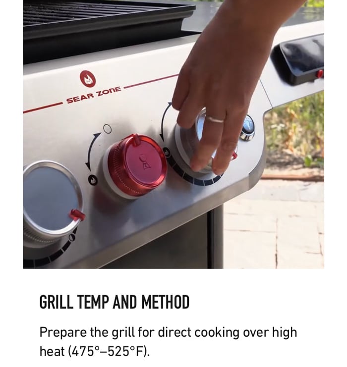 Weber Connect control knob instructions