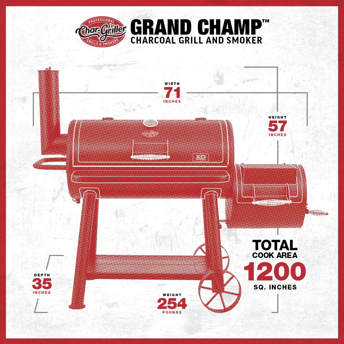 Grand Champ dimensions