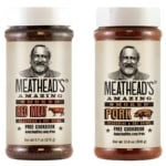 Two bottles of Meathead's pork and red meat dry rubs