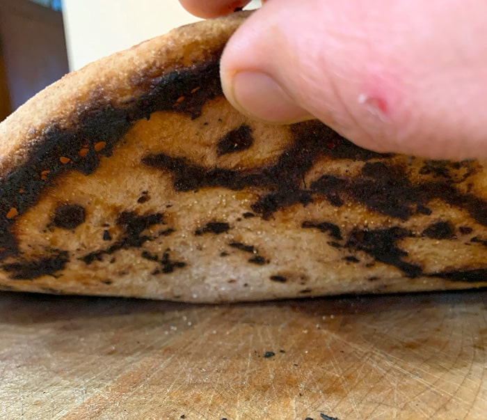 Blackstone Pizza Oven burned crust