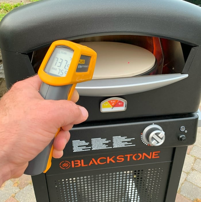 Blackstone Pizza Oven Temp Test