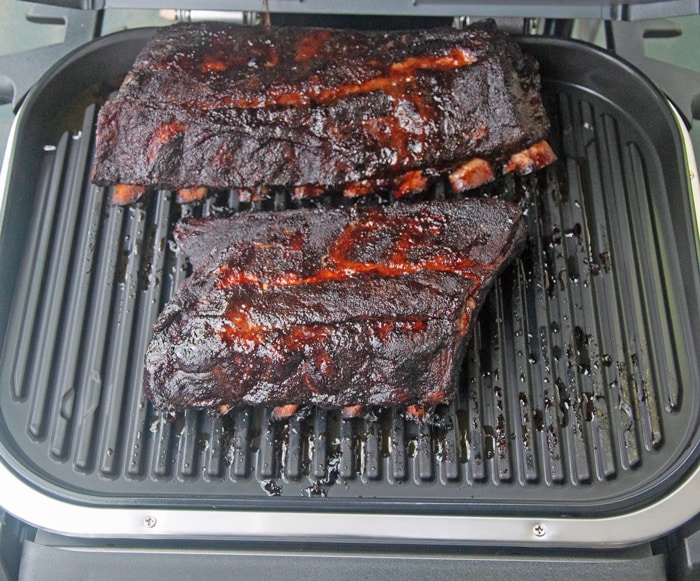 Woodfire ribs cooked