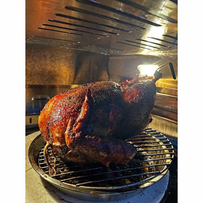 Blaze Thanksgiving turkey