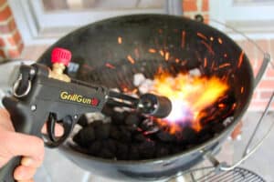 GrillBlazer GrillGun lighting charcoal.