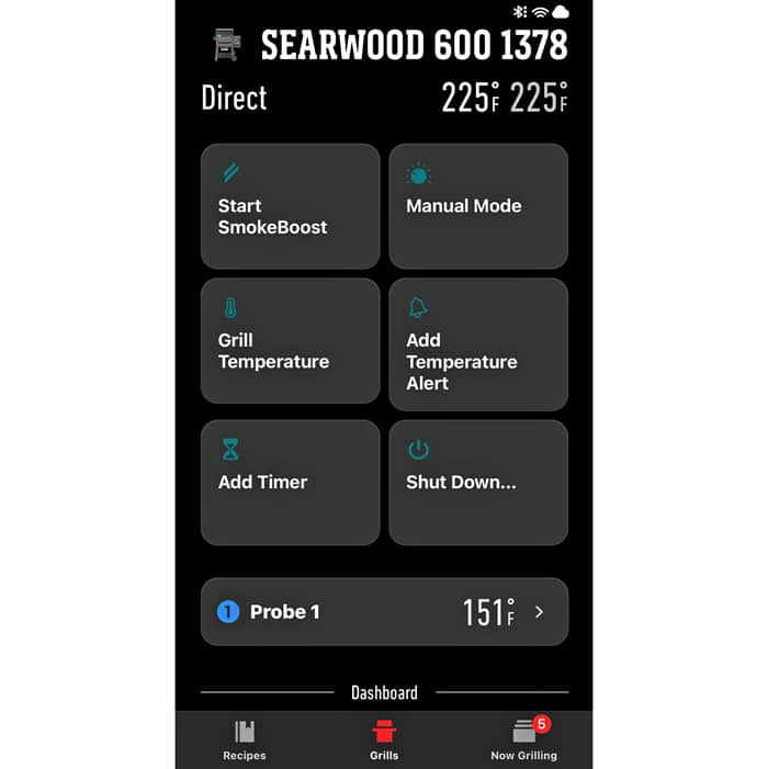 Weber Connect Searwood App