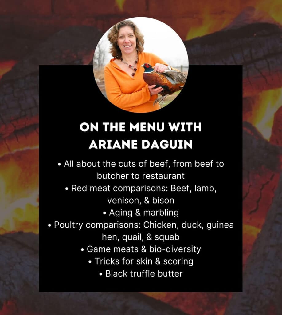 Adriane Daguin BBQ Stars menu card