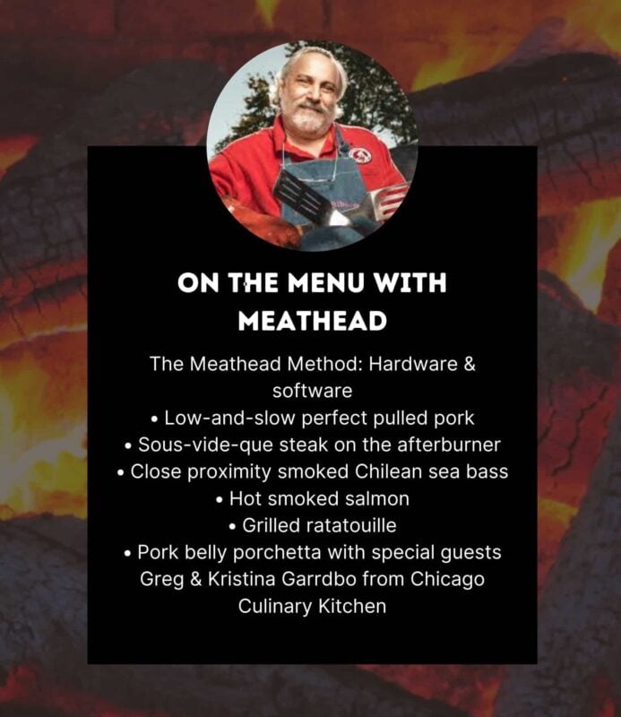 Meathead BBQ Stars menu card