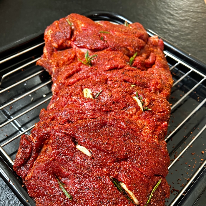 Ninja Outdoor Oven lamb