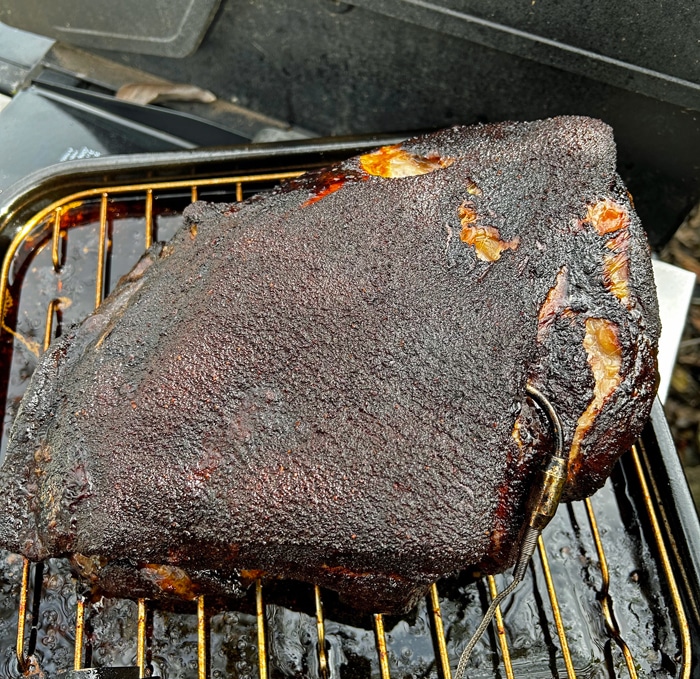 Ninja Outdoor Oven smoked pork shoulder