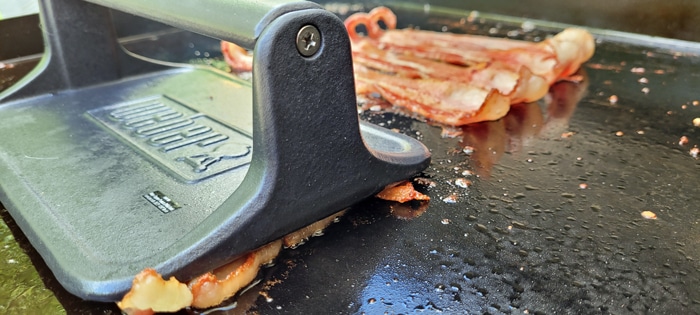 Weber Slate bacon press