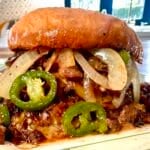 Big Poppa's BBQ brisket smashburger