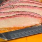 Sliced brisket