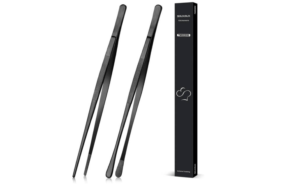 12-inch cooking tweezer set