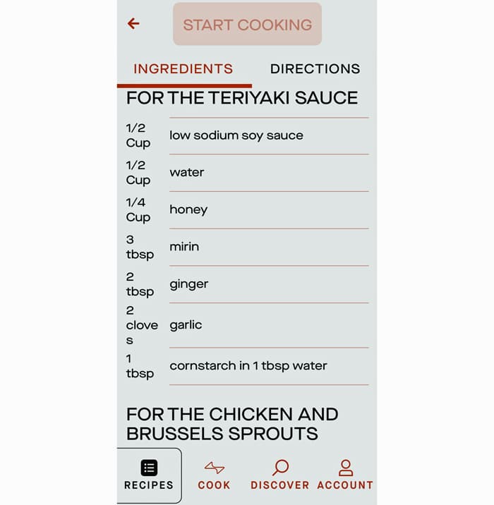 Current Chicken Teriyaki Recipe