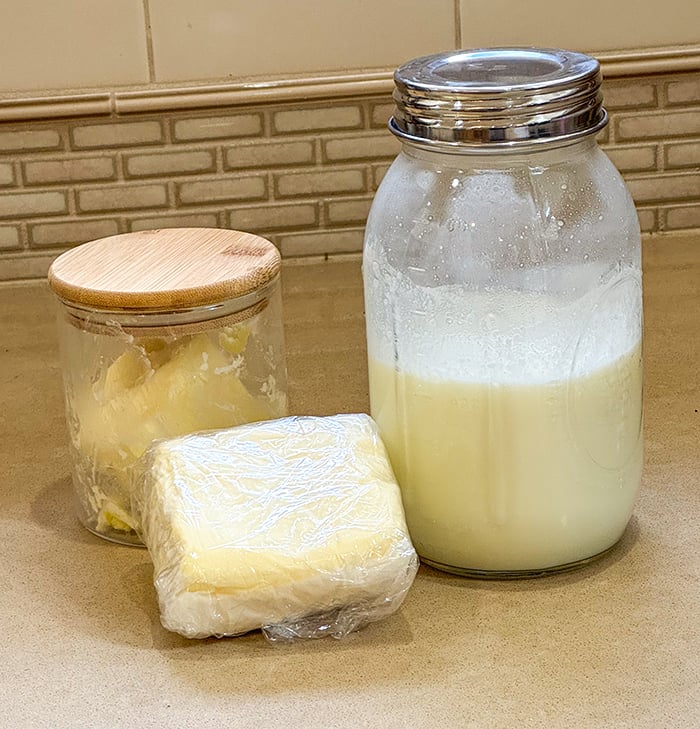 homemade butter