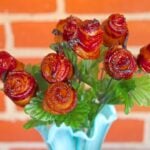 bouquet of candied bacon roses