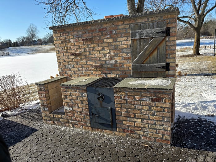 George Stephens outdoor oven