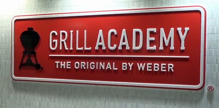 Weber Grill Academy sign