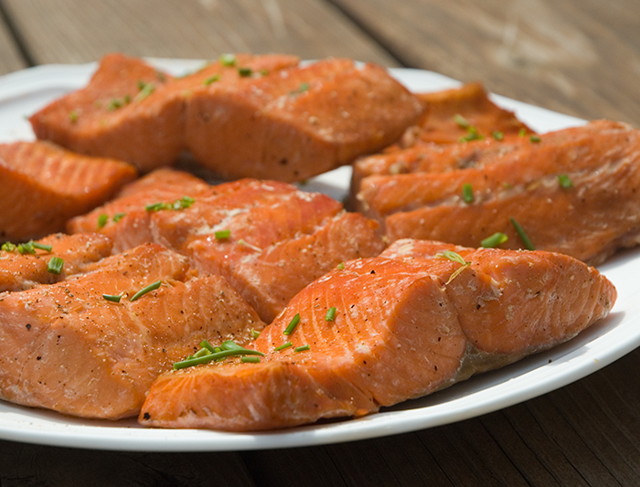 smoked salmon