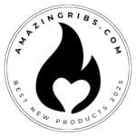 AmazingRibs.com Best New Products 2025 logo to announce the best BBQ and grilling products