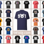composite of BBQ t-shirts