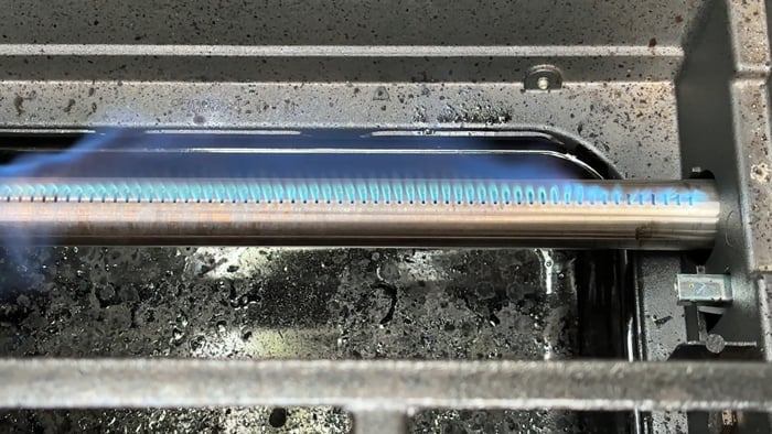 Weber Spirit burner boosted