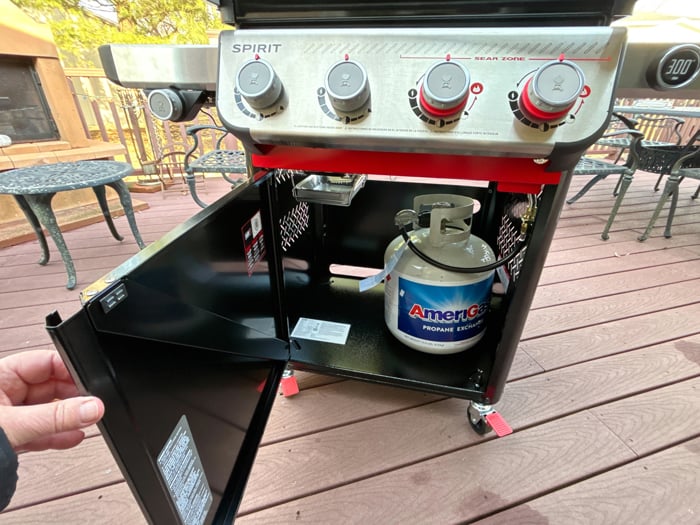 Weber Spirit cart
