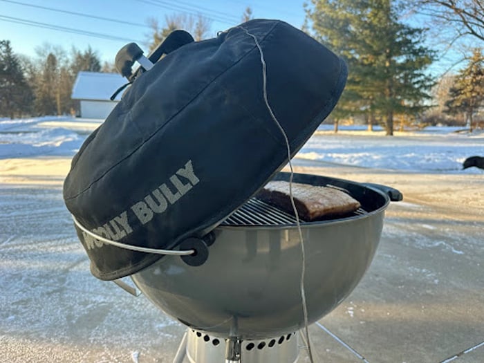 Woolly Bully in kettle cradle