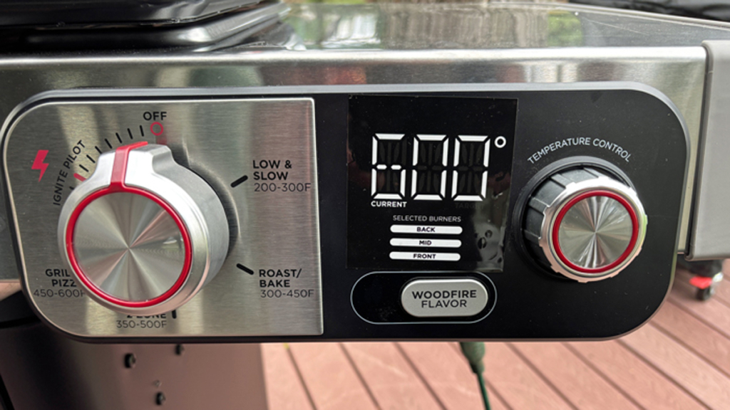 Ninja FlexFlame control panel