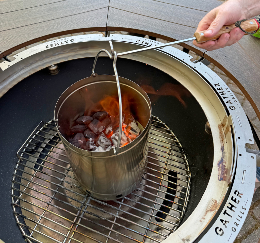 Gather Grills charcoal tower