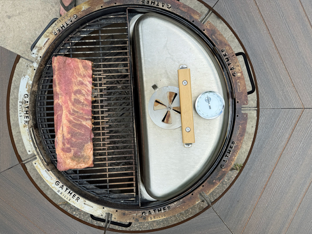 Gather Grills raw ribs