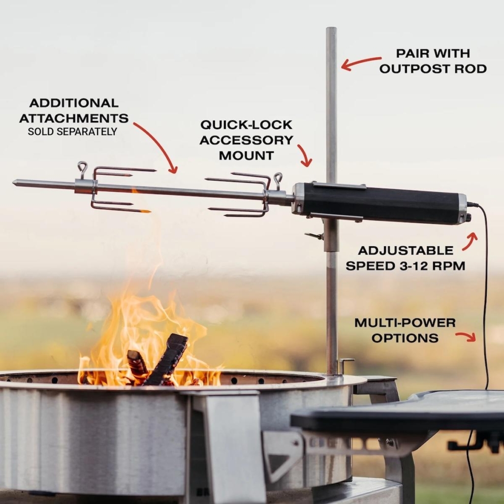 Breeo rotisserie
