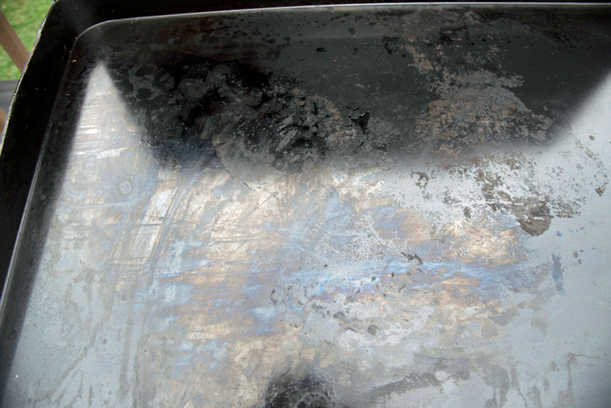 Pit Boss ceramic griddle surface
