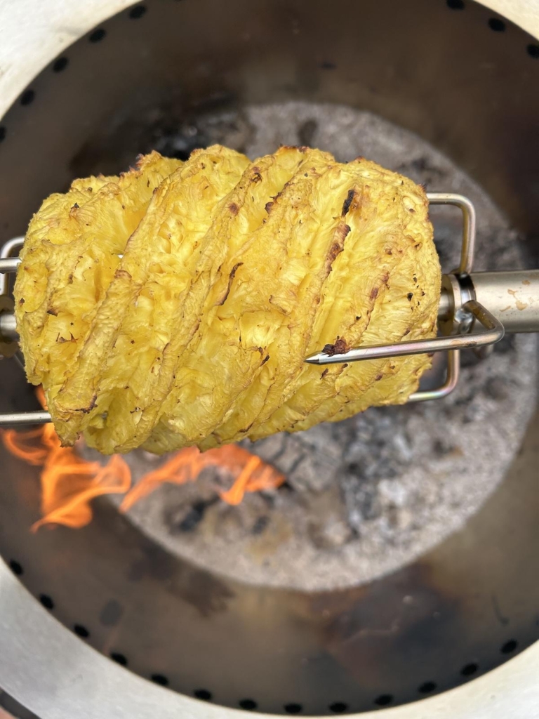 Breeo rotisserie pineapple