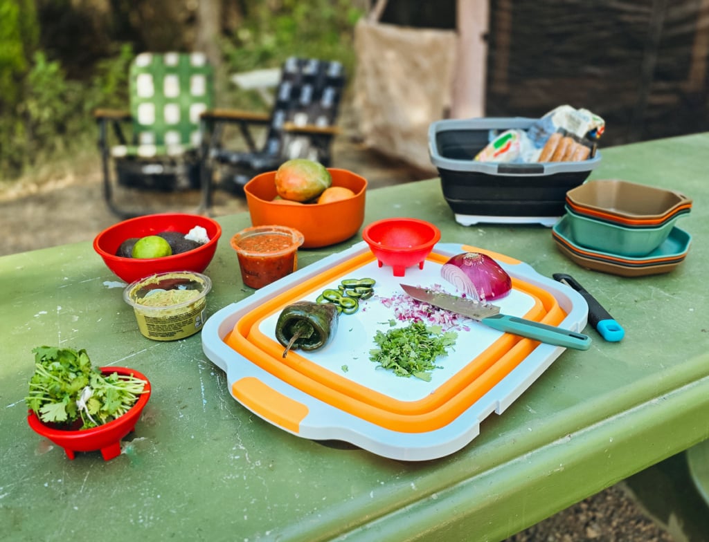 Drip EZ cutting veggies